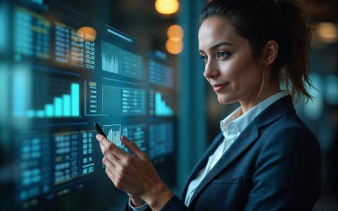 mulher-de-negocios-analisar-dados